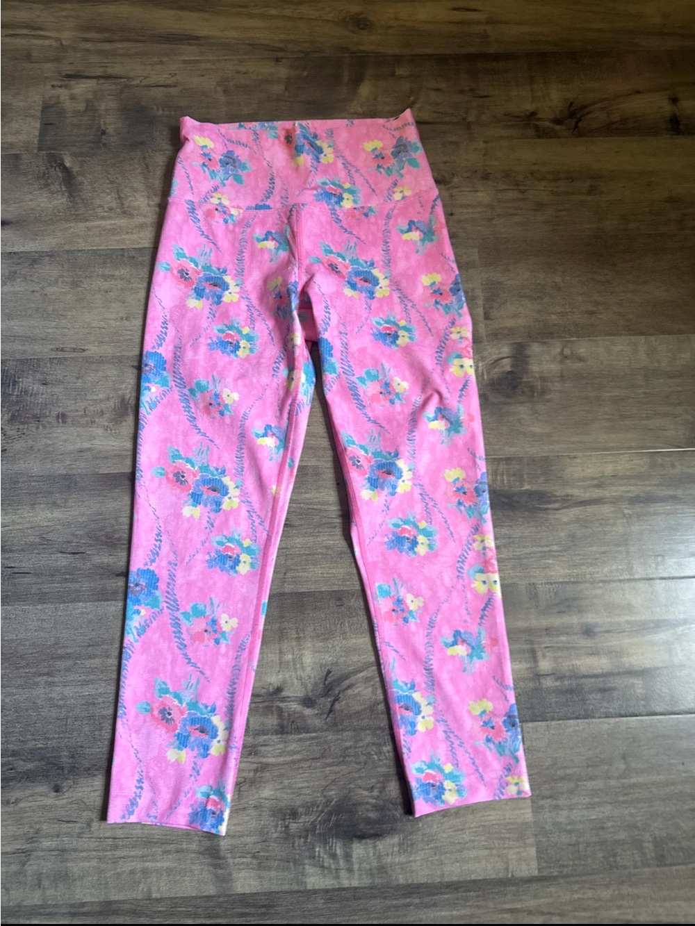 LoveShackFancy x Beach Riot Piper Legging Pink Floral XS Minor Flaw Cottagecore